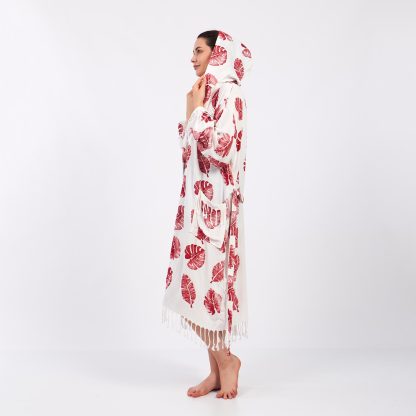 Lazy holiday print bathrobe - Image 5