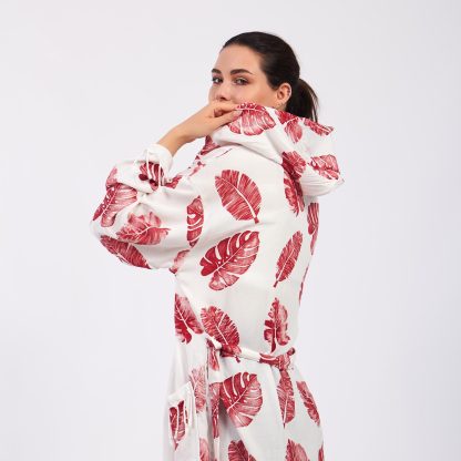 Lazy holiday print bathrobe - Image 2