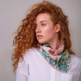 Rainforest Dream Silk Square Scarf