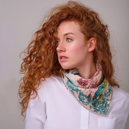 Rainforest Dream Silk Square Scarf