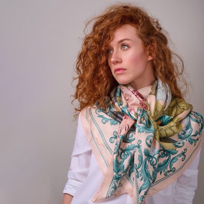 Rainforest Dream Silk Square Scarf - Image 2