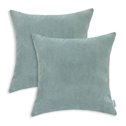 Light blue corduroy pillowcase - Image 5