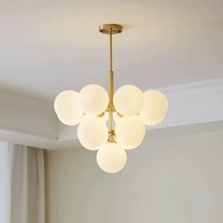 Spherical molecular chandelier