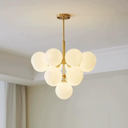 Spherical molecular chandelier
