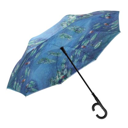 Monet Water Lilies Inverted Umbrella - Image 5