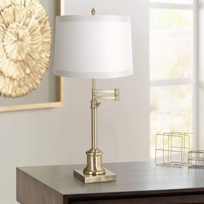 Vintage Brass Robotic Arm Table Lamp - Image 7