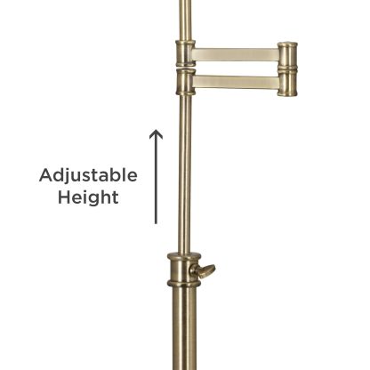 Vintage Brass Robotic Arm Table Lamp - Image 3