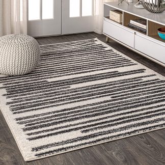 Modern simple striped carpet