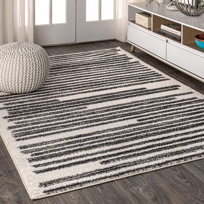 Modern simple striped carpet