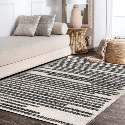 Modern simple striped carpet - Image 5