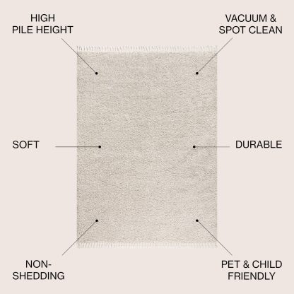 Cream style plush carpet - Image 7