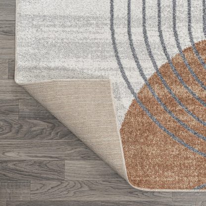 Modern art semicircular carpet - Image 2