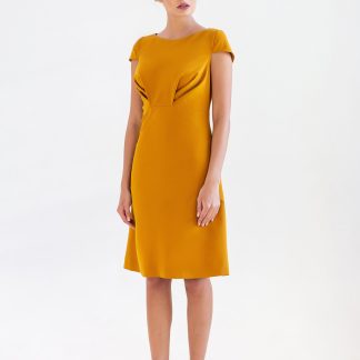 Sunset Gold Waist Dress