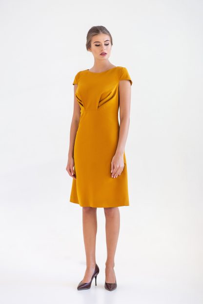 Sunset Gold Waist Dress