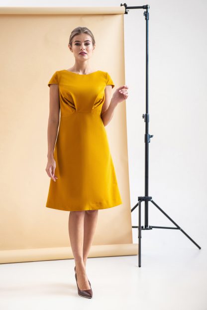 Sunset Gold Waist Dress - Image 6