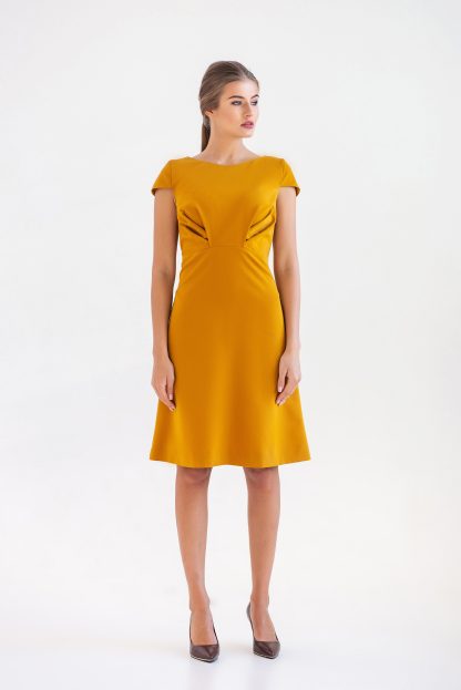 Sunset Gold Waist Dress - Image 4
