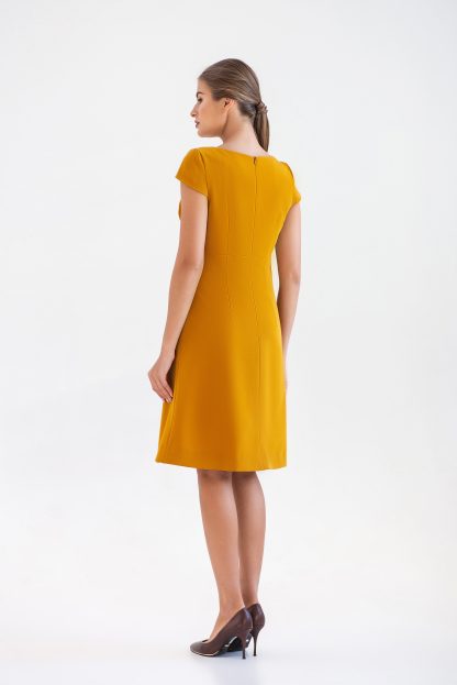 Sunset Gold Waist Dress - Image 3