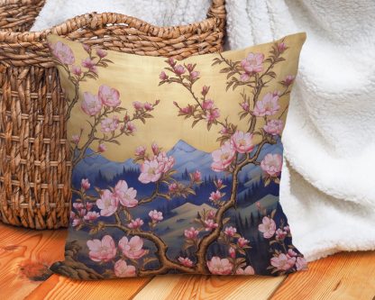 New Chinese style landscape flower and bird pillow - Image 5