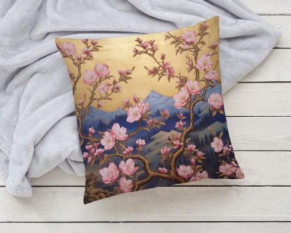 New Chinese style landscape flower and bird pillow - Image 4