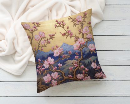 New Chinese style landscape flower and bird pillow - Image 3