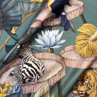 Tropical Dream Silk Scarf - Image 4