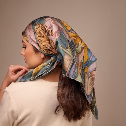Tropical Dream Silk Scarf - Image 2