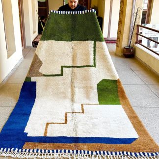 Creative geometric handmade carpet