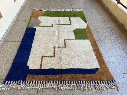 Creative geometric handmade carpet - Image 2