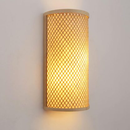 Bamboo Art Wall Lamp - Image 8
