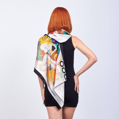 Long silk scarf - Image 5
