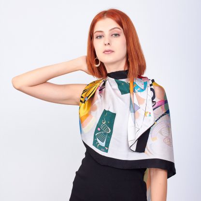 Long silk scarf - Image 2