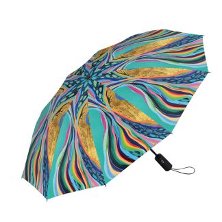 Artistic folding umbrella