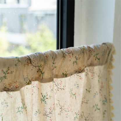Floral tassel half curtain - Image 4