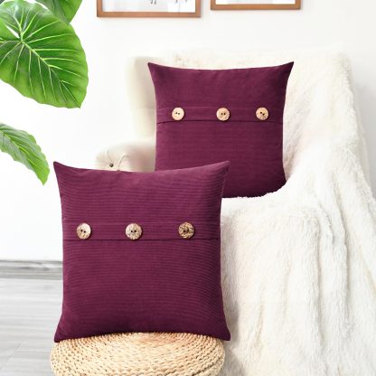 Vintage Button Pillowcase