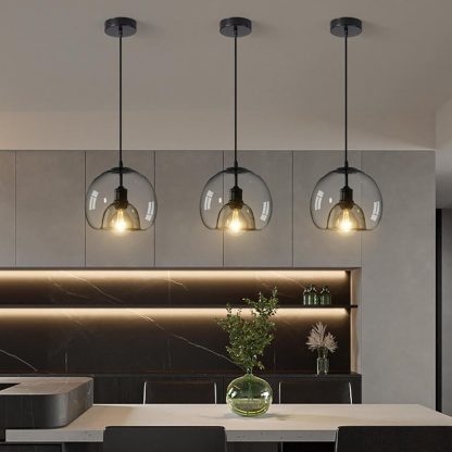 Nordic style glass chandelier - Image 5