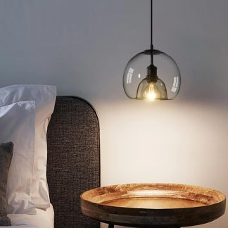Nordic style glass chandelier