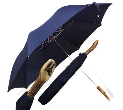 Natural style solid wood handle business long umbrella - Image 8