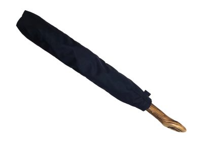 Natural style solid wood handle business long umbrella - Image 3