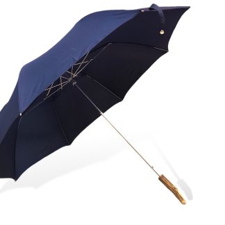 Natural style solid wood handle business long umbrella