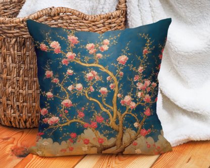 Chinese style flower pillow - Image 5
