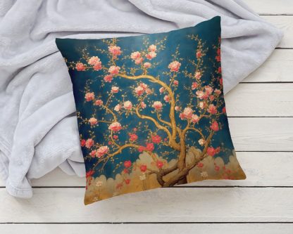 Chinese style flower pillow - Image 3