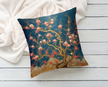 Chinese style flower pillow - Image 2