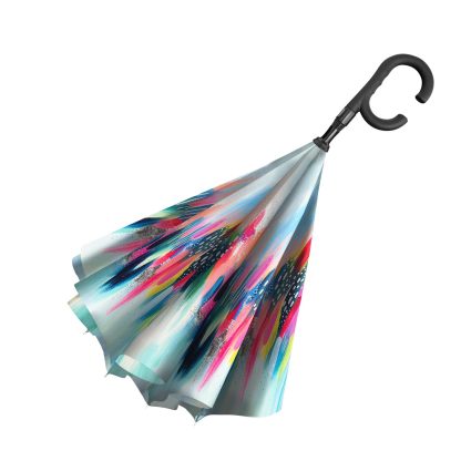 Artistic ink-splashed reverse umbrella - Image 4