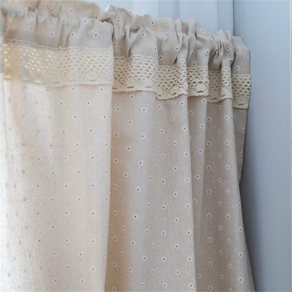 Forest style daisy short curtain - Image 4