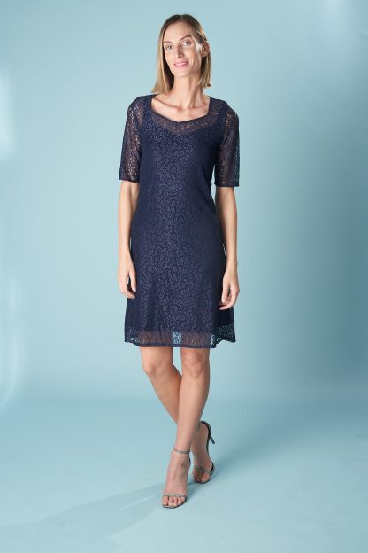 Navy lace skirt - Image 5