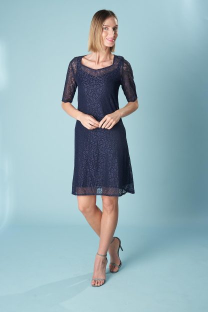 Navy lace skirt - Image 4