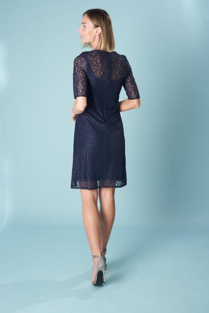 Navy lace skirt - Image 3