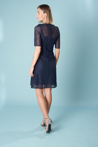 Navy lace skirt - Image 2