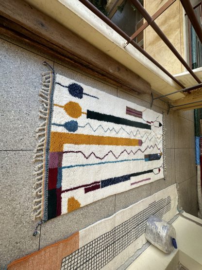 Colorful artistic handmade carpet - Image 3