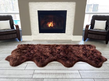 Brown Faux Wool Carpet - Image 5